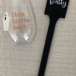 Halloween Spatula And Spoon-NEW