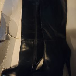  Aldo Morono 97 Black Woman's Boots Size 10