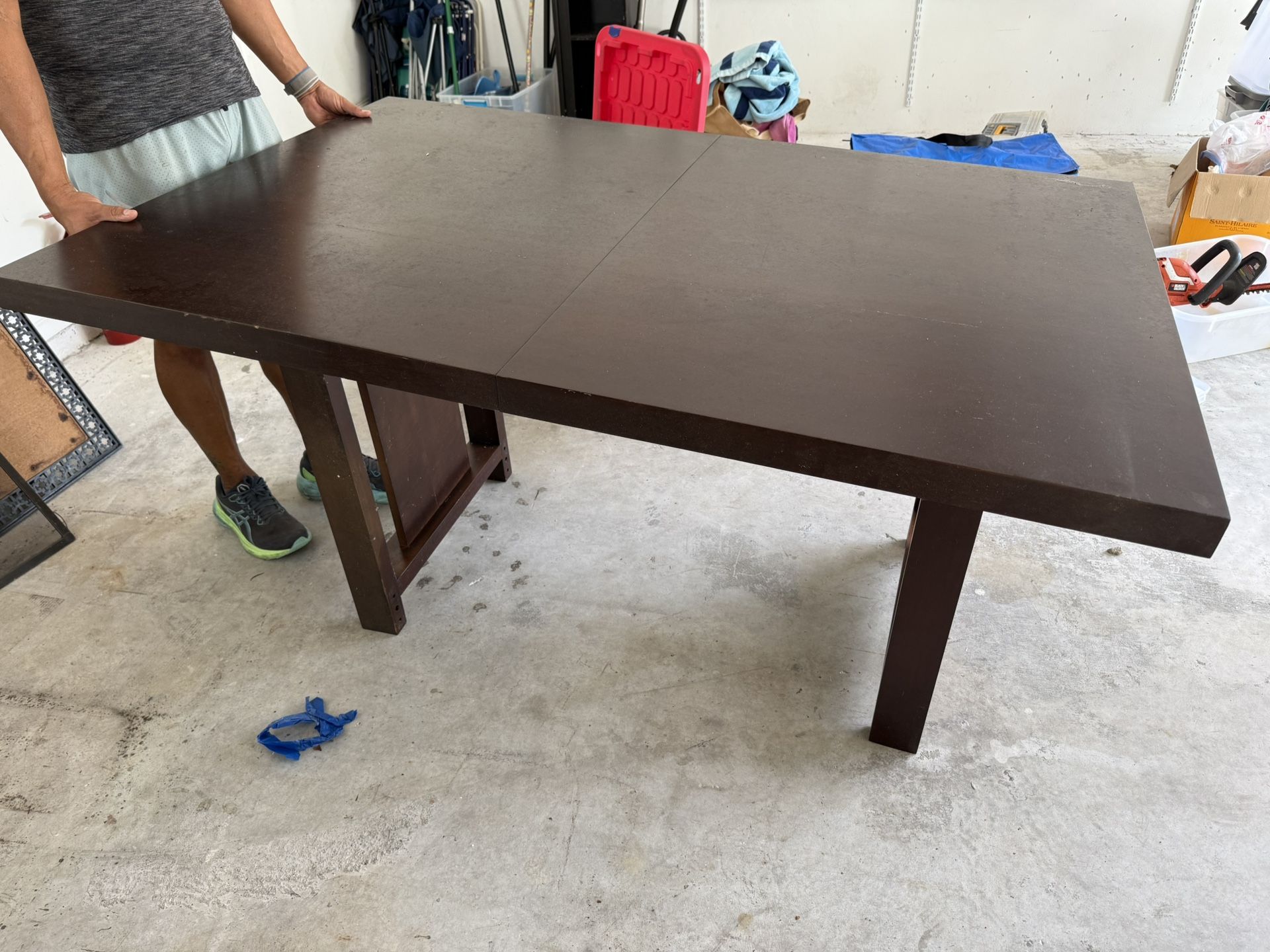 Free Wood Dining Table and Shelf must Pick Up