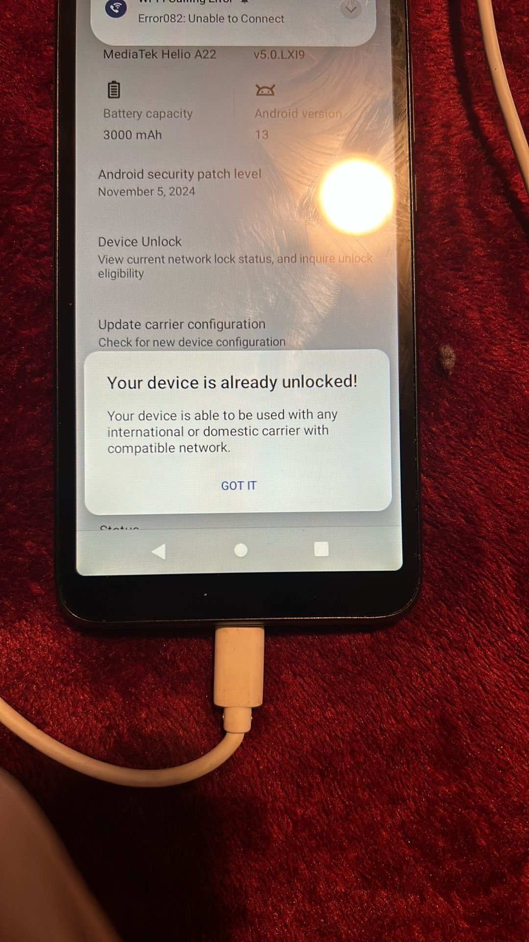 [Unlocked) TCL K11 Phone 