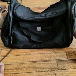 Black Travel Duffel Bag 