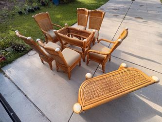 Rattan wicker Set
