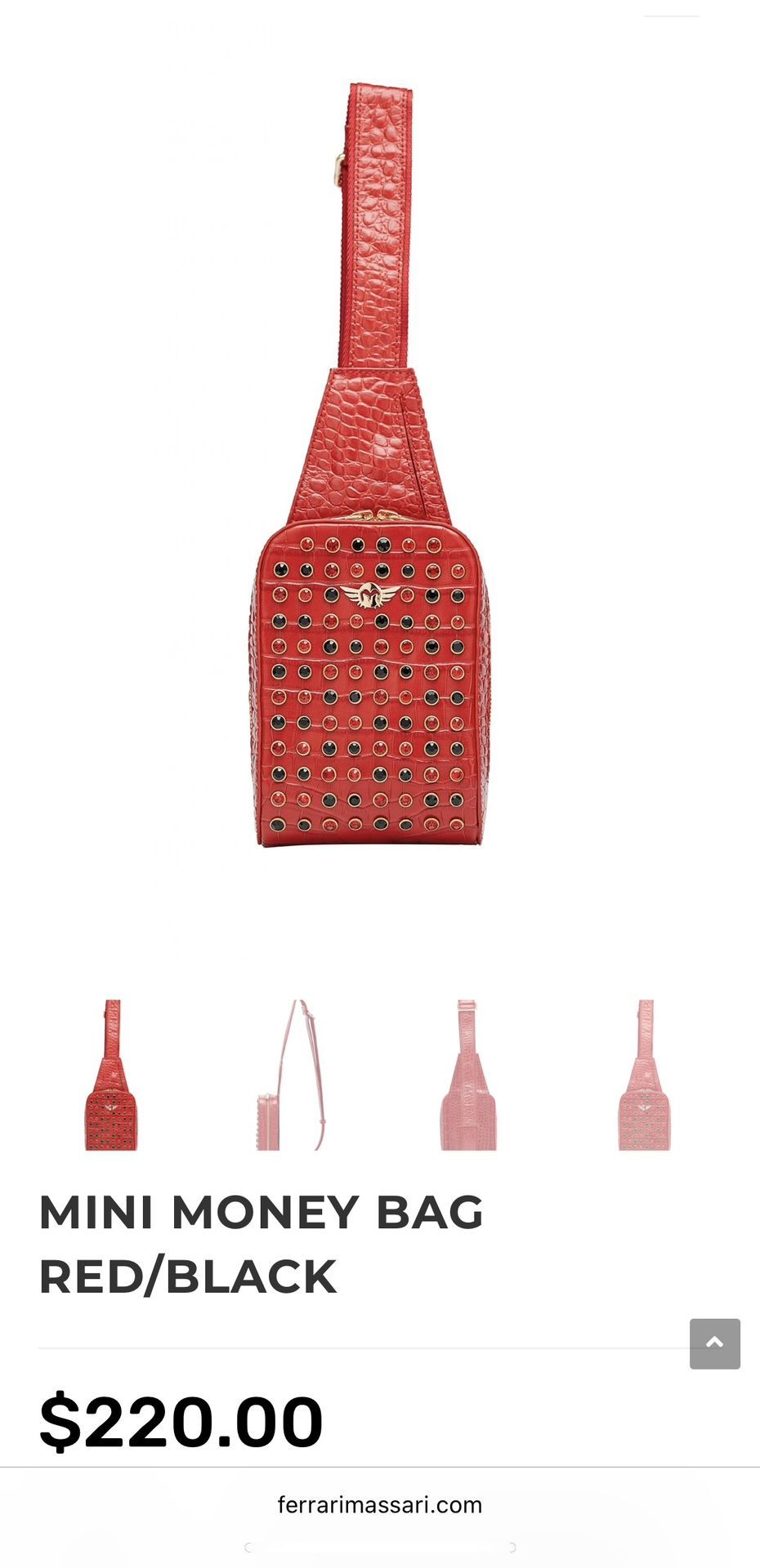 Ferrari Massari “Money Bag” Shoulder Bag