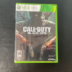 Xbox 360 Call Of Duty Black Ops 1