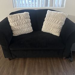 Black Loveseat Sofa