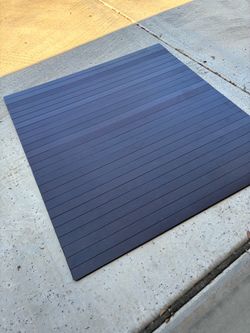 wooden slat mat 48” x 51”