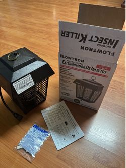 Flowtron Bug Zapper, Mosquito Zapper with 1/2 Acre of Coverage, 15W Bulb & 5600V Killing Grid