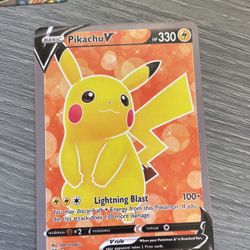 Pikachu Pokemon Card