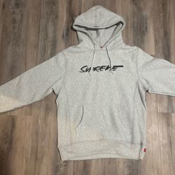 Grey Supreme Hoodie