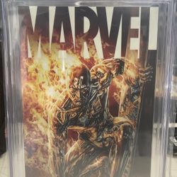Marvel #6 - 1:25 Lee Bermejo Variant CGC 9.8 - Silver Surfer Cover