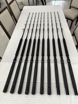 New Palmetto 5’9” 30-50lb Trolling Rods roller tips