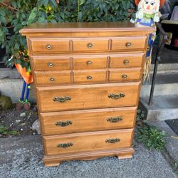 Vintage Style Tallboy Dresser