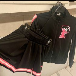 Gril Outfit Set Jacket With Skirt Excellent Quality Size M