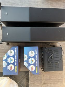 Cheap home theater bundle - speakers + amplifier