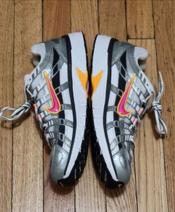 Nike P-6000 Sneakers Silver Pink Size 12 W