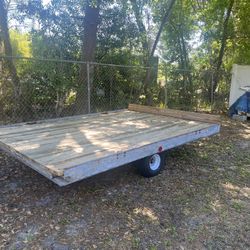 Flatbed Trailer With Tilt 7 1/2‘ X 11