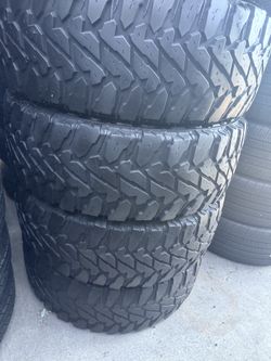 4 used tires 285/70r17 Yokohama MT 🤑free installation ‼️👌