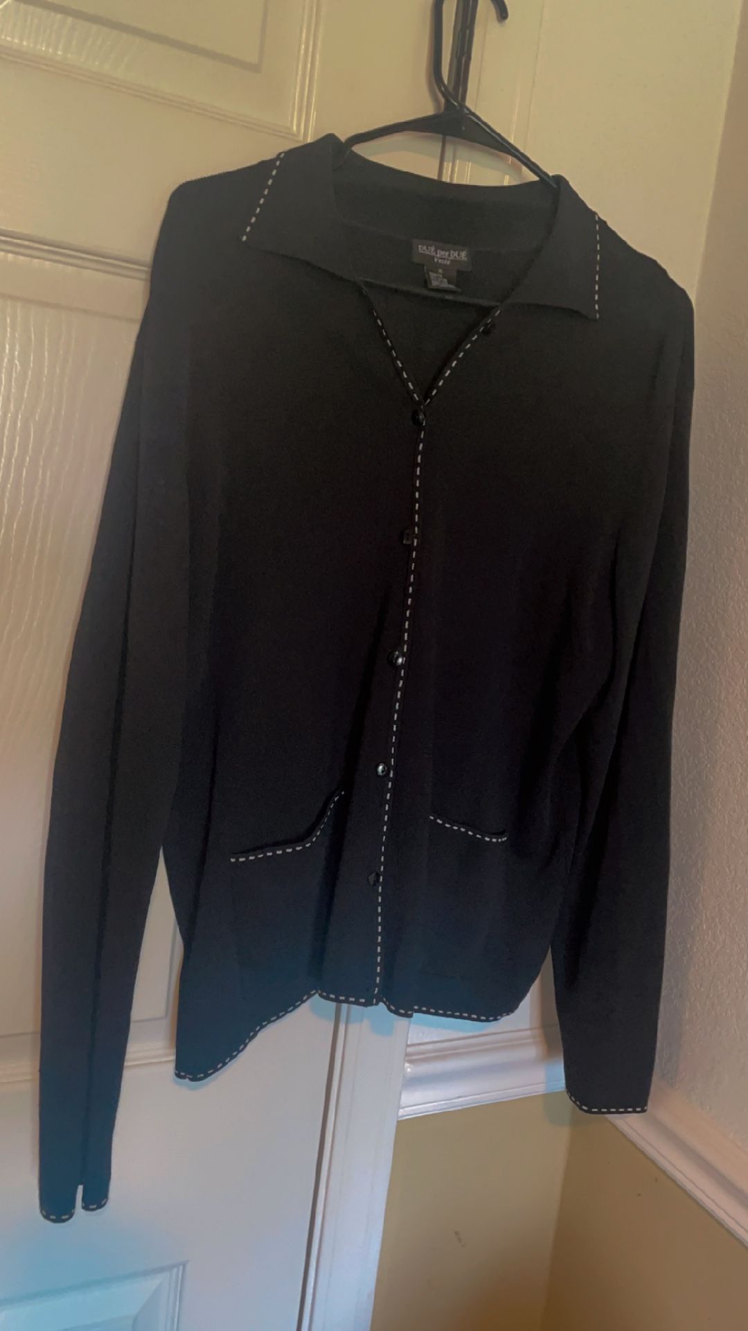 Black Cardigan Size XL