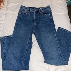 H&M High Waist Vintage Slim Denim Jeans 