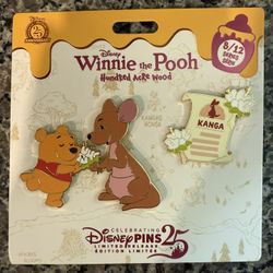  Hundred Acre Wood Series Winnie the Pooh and Kanga 8/12 Pin Set