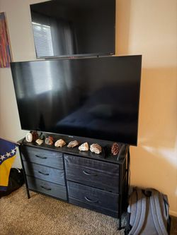 Tv and shelf