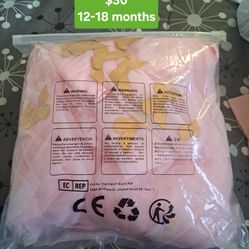 Pink& Gold Butterfly Dress