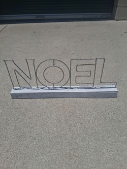 Noel light up sign