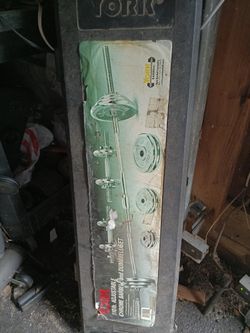110 Lb York weight Set