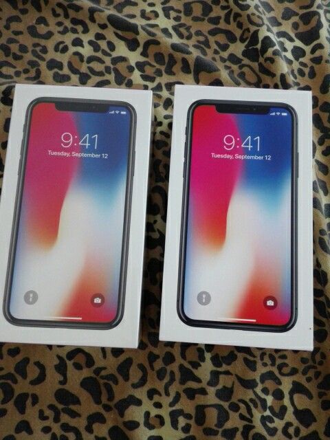 Brand new iphone x 256GB $950 each