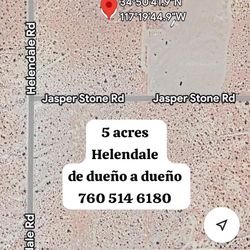 Terreno De Venta En Helendale 5 Acres De Dueño A Dueño 