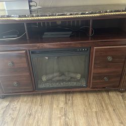 Tv Stand With Fireplace