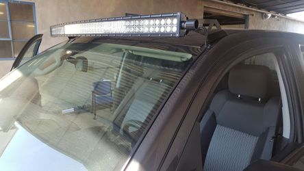 Led light bars curved and straight bar brackets and wire harness