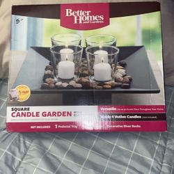 Garden Candle Decor 