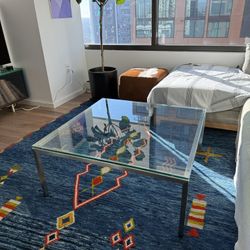 Glass And Metal Coffee Table - Room & Board