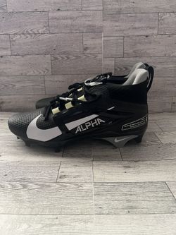  Nike Alpha Menace 4 Elite Football Cleats Black FD7036-001 Men’s Size 9.5  New without Box