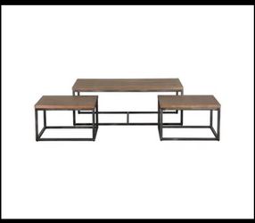 LANE FURNITURE 3-PIECE COCKTAIL TABLE