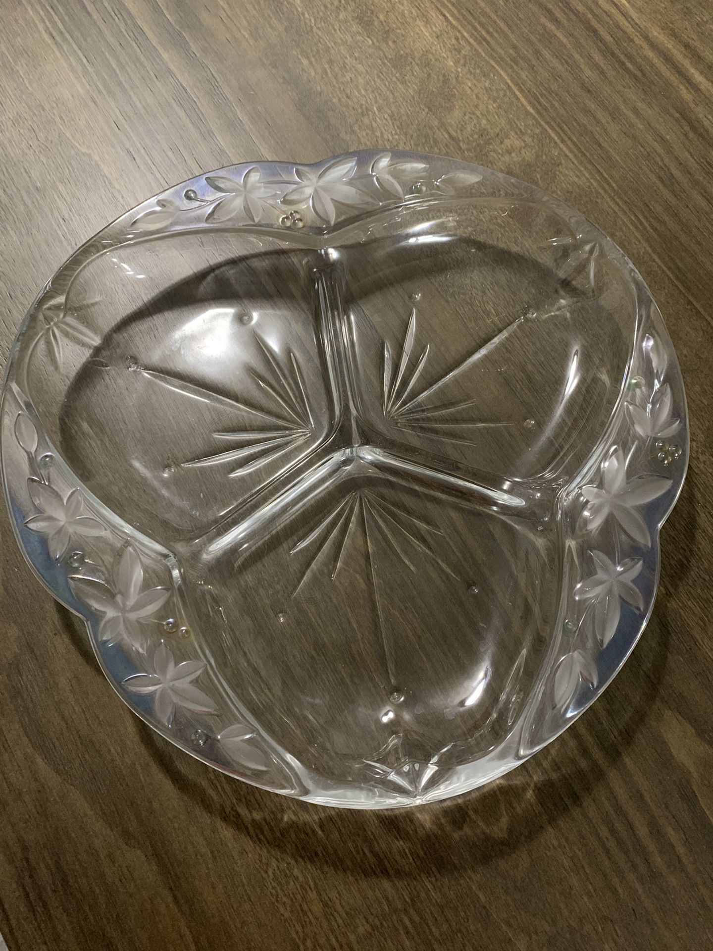 Design Crystal serving platter