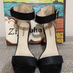 Zigi SoHo - Black Singke Sole Heels (Size 8.5)