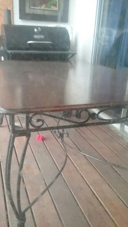 Big heavy cast iton table