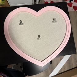 Heart Shape Hanger With Clips