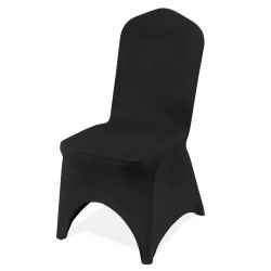  950# Stretch Spandex Folding Chair Covers, Universal Fitted Arched Front Cover, Removable Washable Protective Slipcovers, for Wedding, Holiday, Banqu