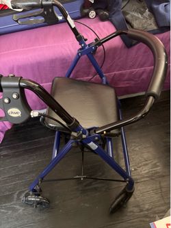 walker with seat and stoage