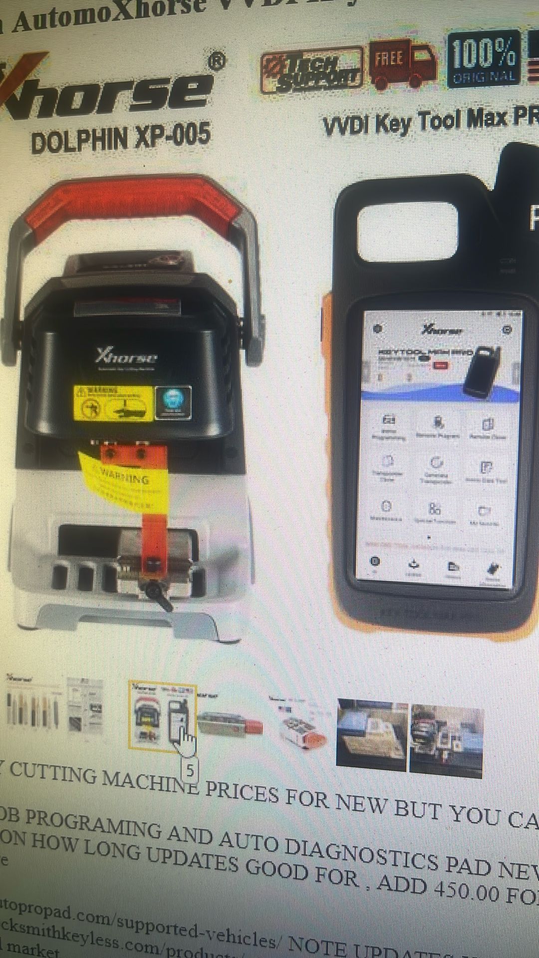 Locksmith Portable Car Key Machine