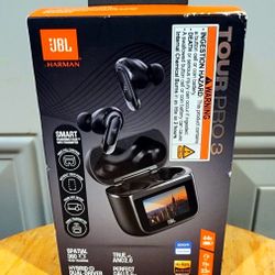 🔥JBL Tour Pro 3 True Wireless Noise-canceling Earphones - Black
🔥 $175  Firm On Price,AUTENTIC JBL