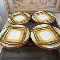 🍽️ Beautiful Verna Ware Plate Set - Vintage Style! 🍽️