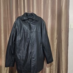 Leather Jacket For Men Size Mediano 