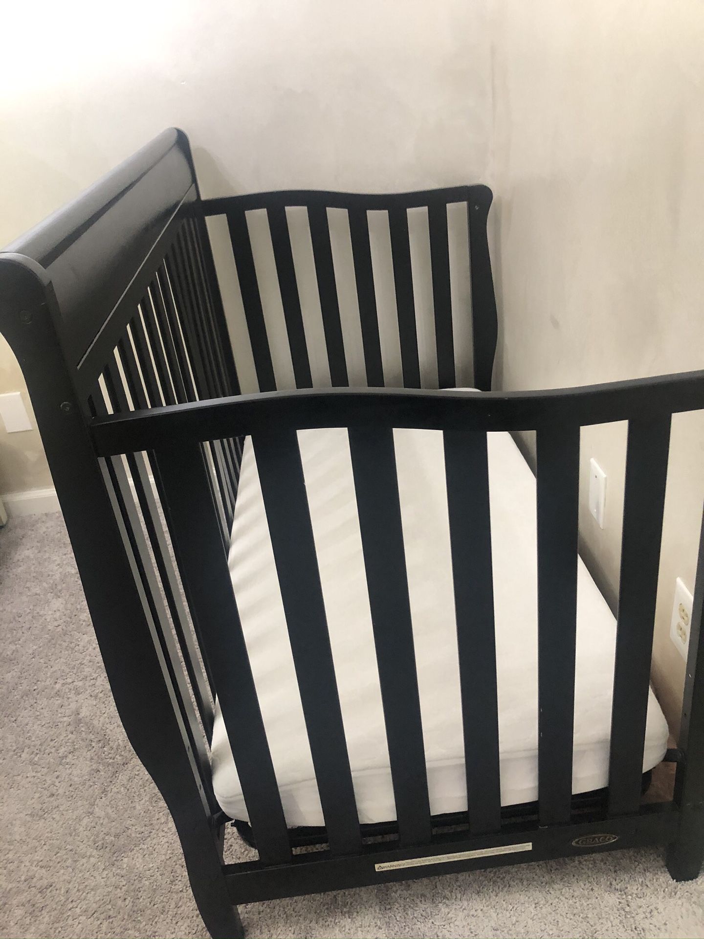 Crib in awesome condition, just used a few times stroller is brand new in box