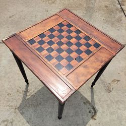 Antique Chess/Checker Table- Only  $95