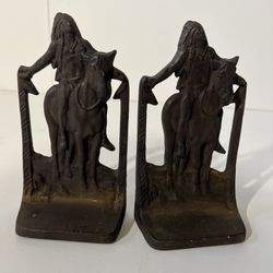 Rare Vintage Indian Bookends