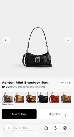 Authentic coach purse